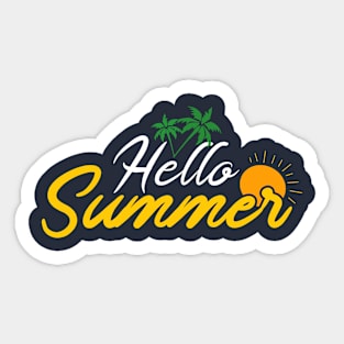 Hello Summer // Cute Summertime Sticker